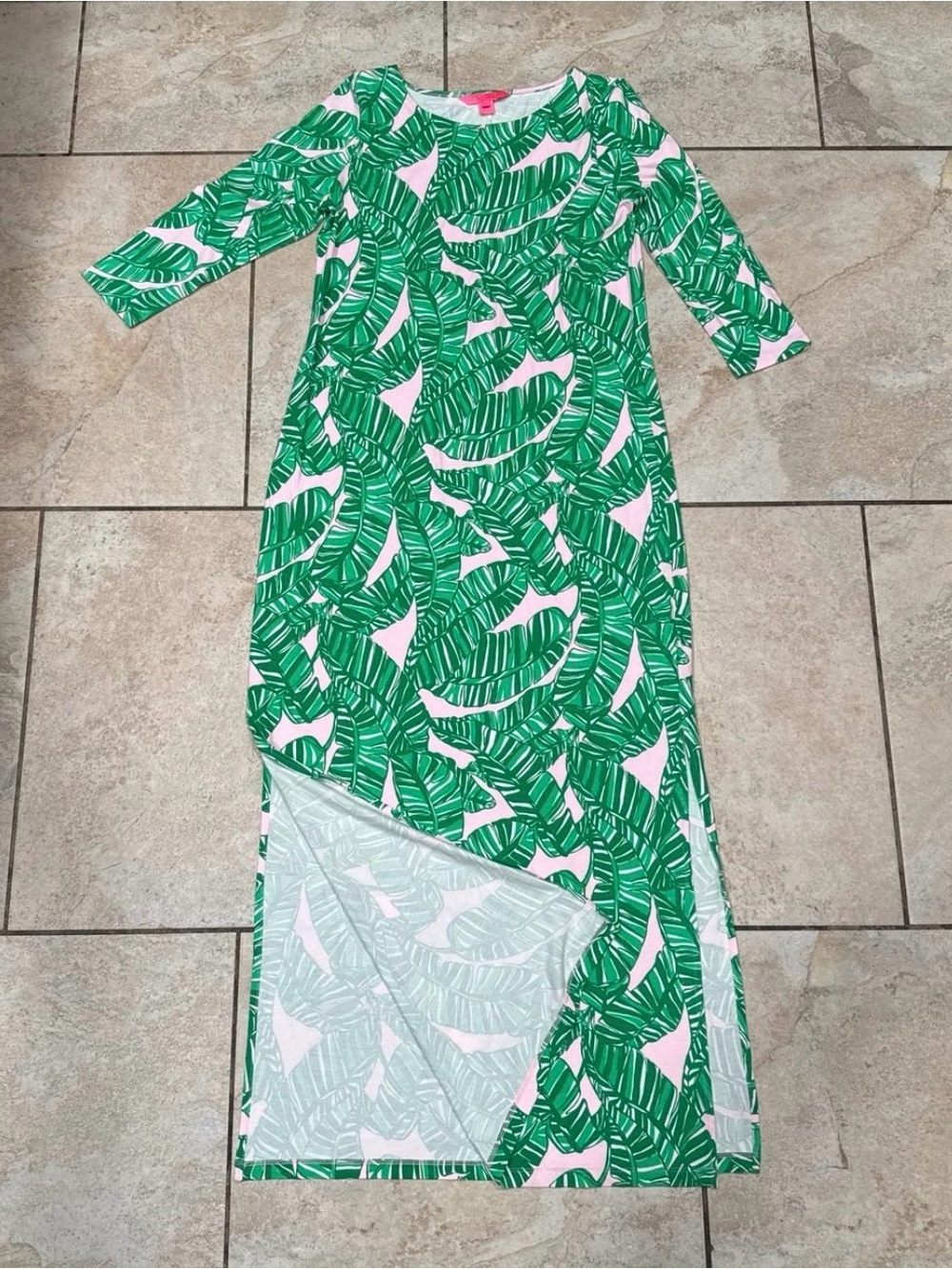Lilly Pulitzer Maxi Dress Lets Go Bananas Size Medium